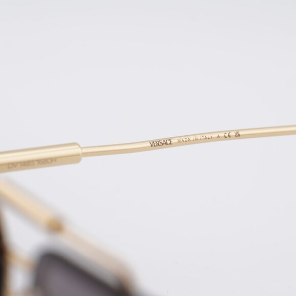 Versace VE2245 100258 Sunglasses Gold Rectangle Frame, Pink Gradient Lenses - Picture 5 of 9